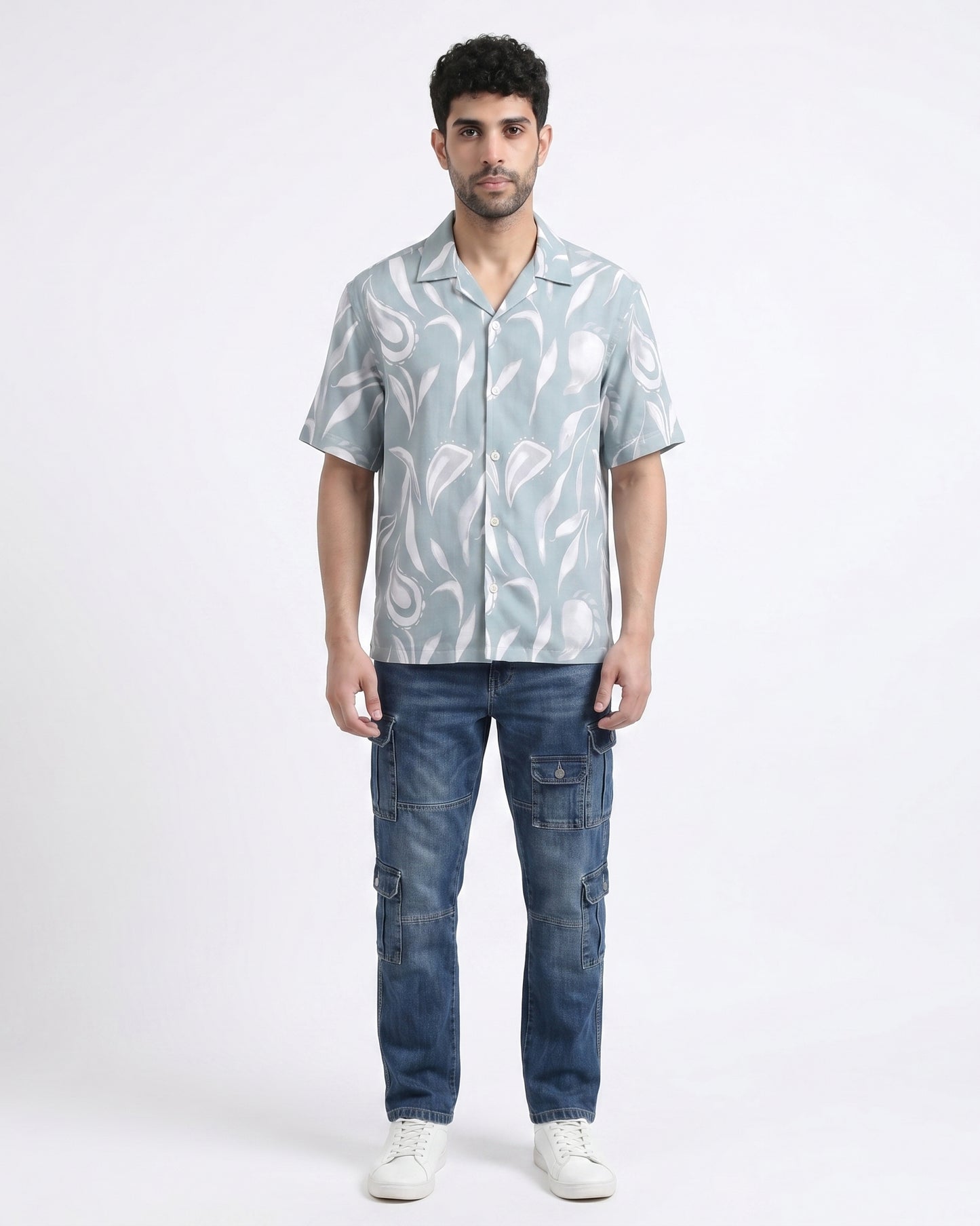 BLUE FEATHERS STATIC DRIP SHIRT