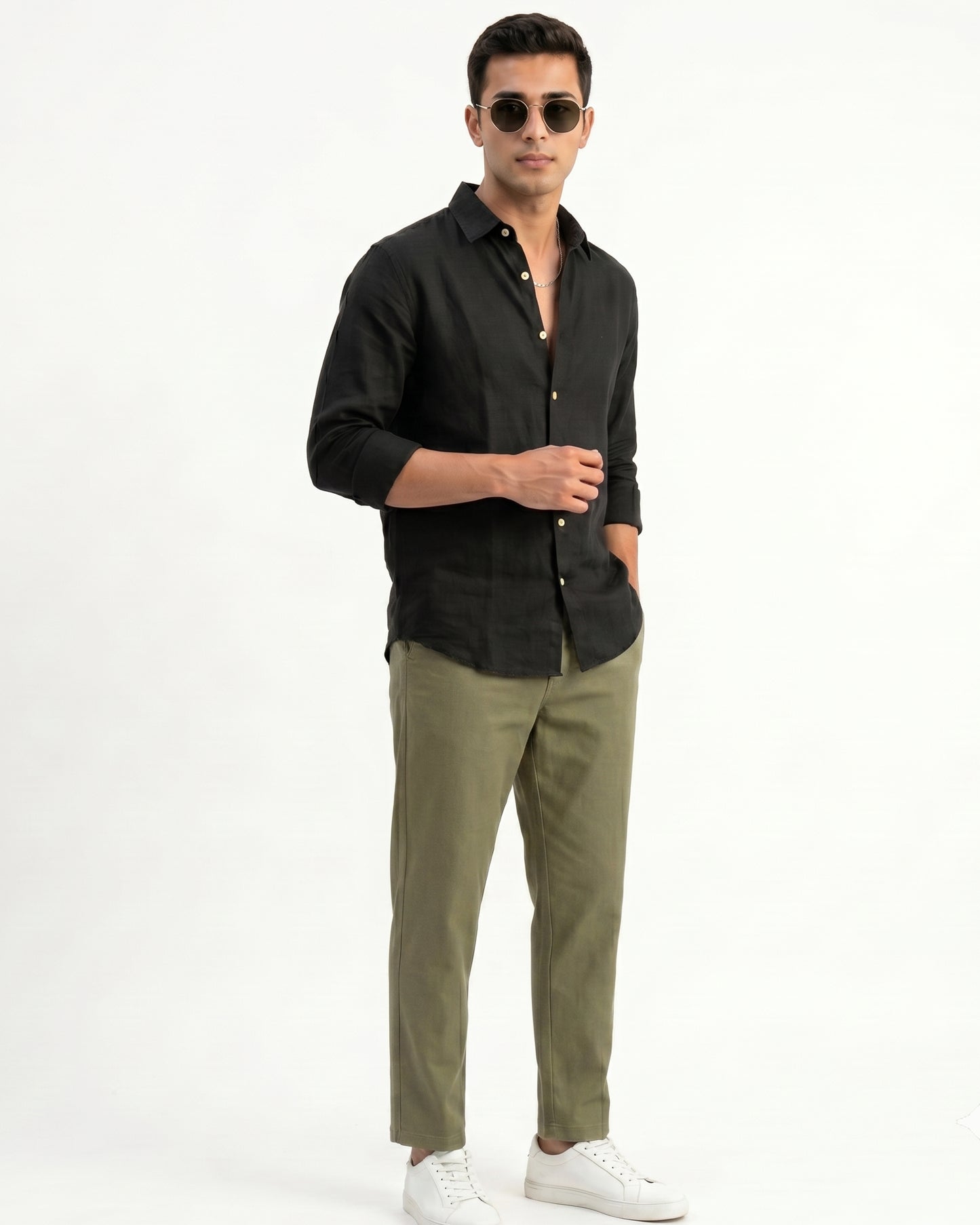 COMMAND OLIVE TROUSERS