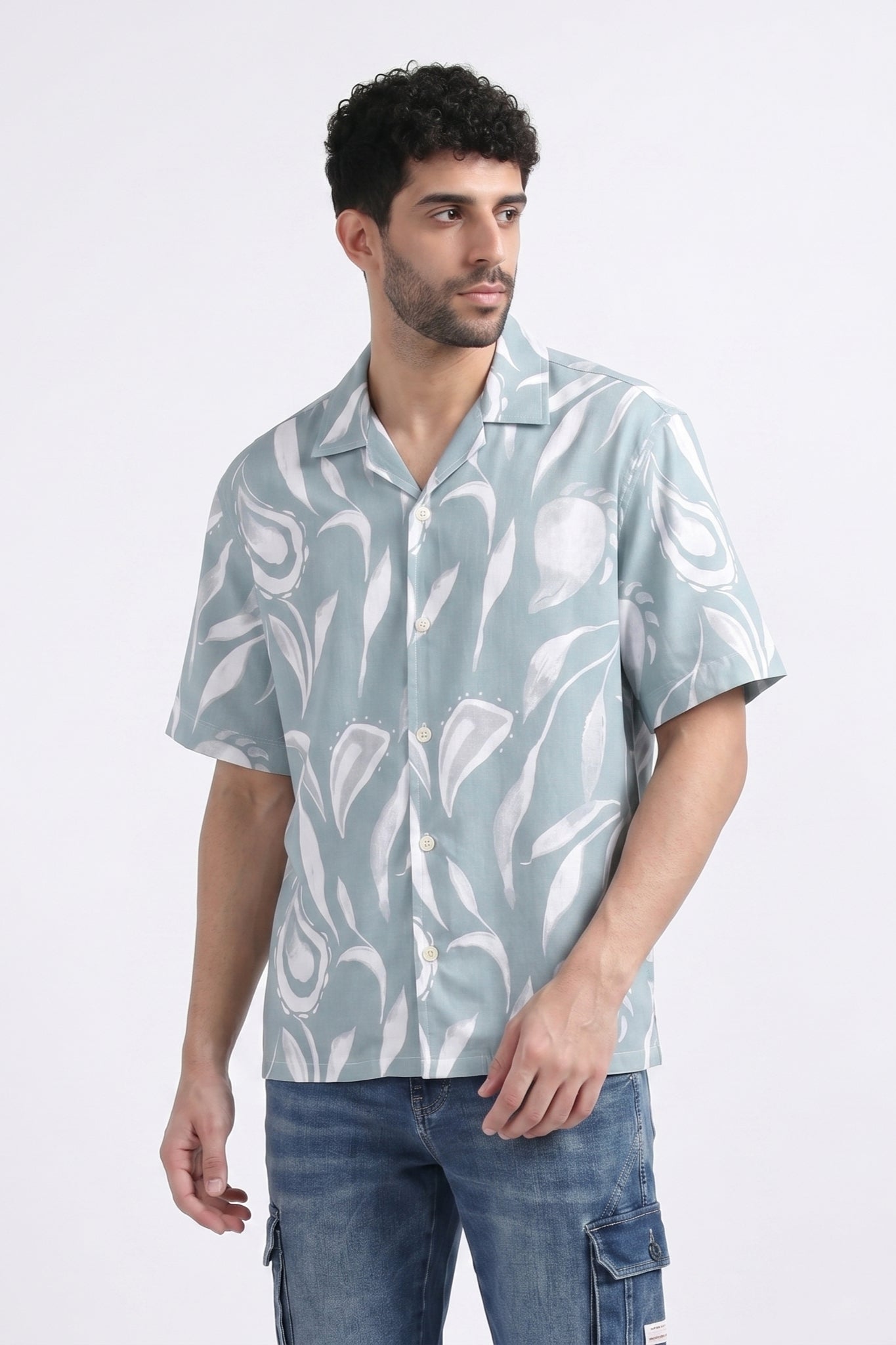 BLUE FEATHERS STATIC DRIP SHIRT