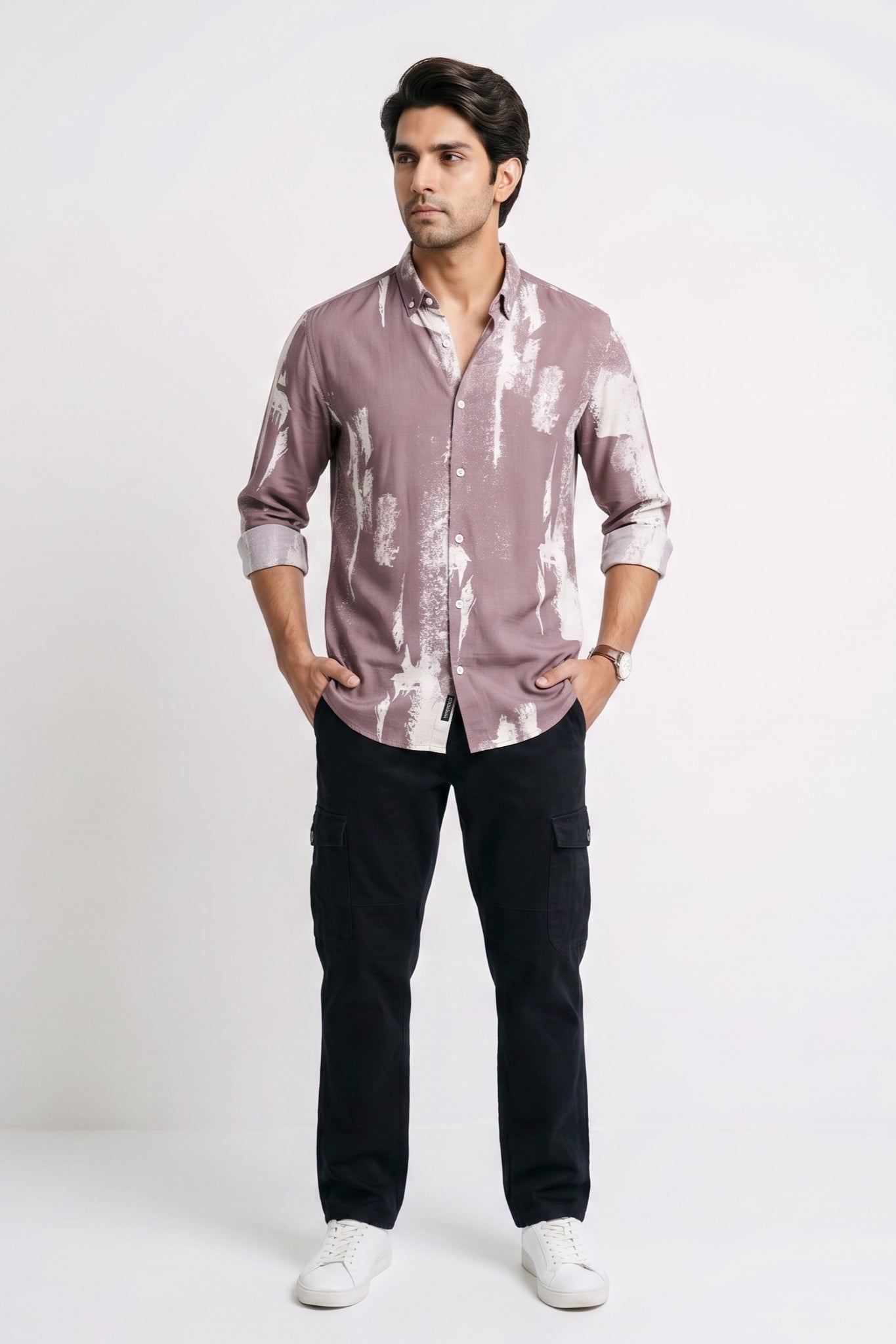 ROSE ABSTRACT SHIRT