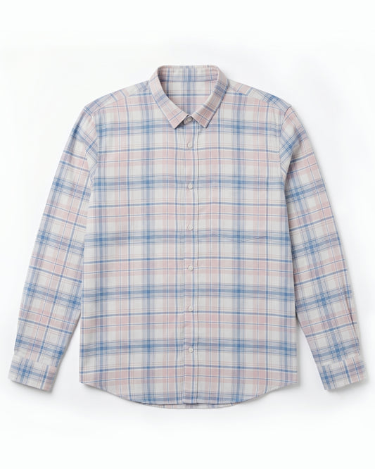 #color_soft peach plaid