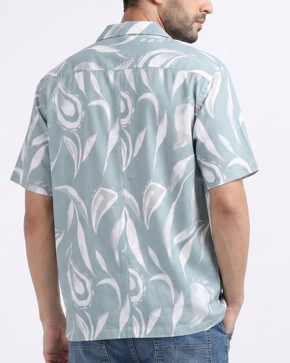 BLUE FEATHERS STATIC DRIP SHIRT