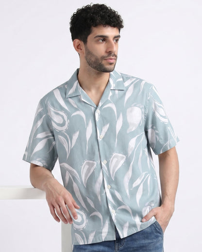 BLUE FEATHERS STATIC DRIP SHIRT