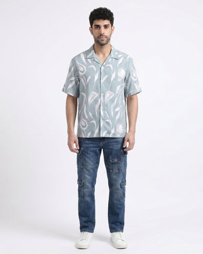 BLUE FEATHERS STATIC DRIP SHIRT