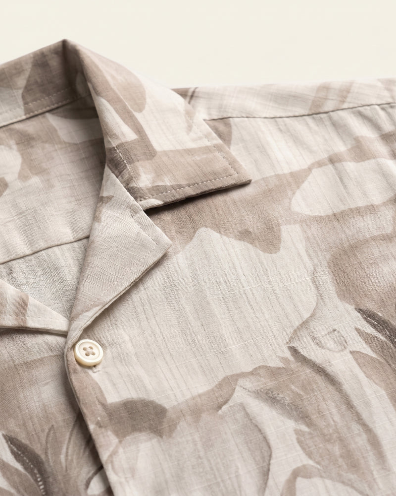 BROWN SOFT STATIC DRIP SHIRT
