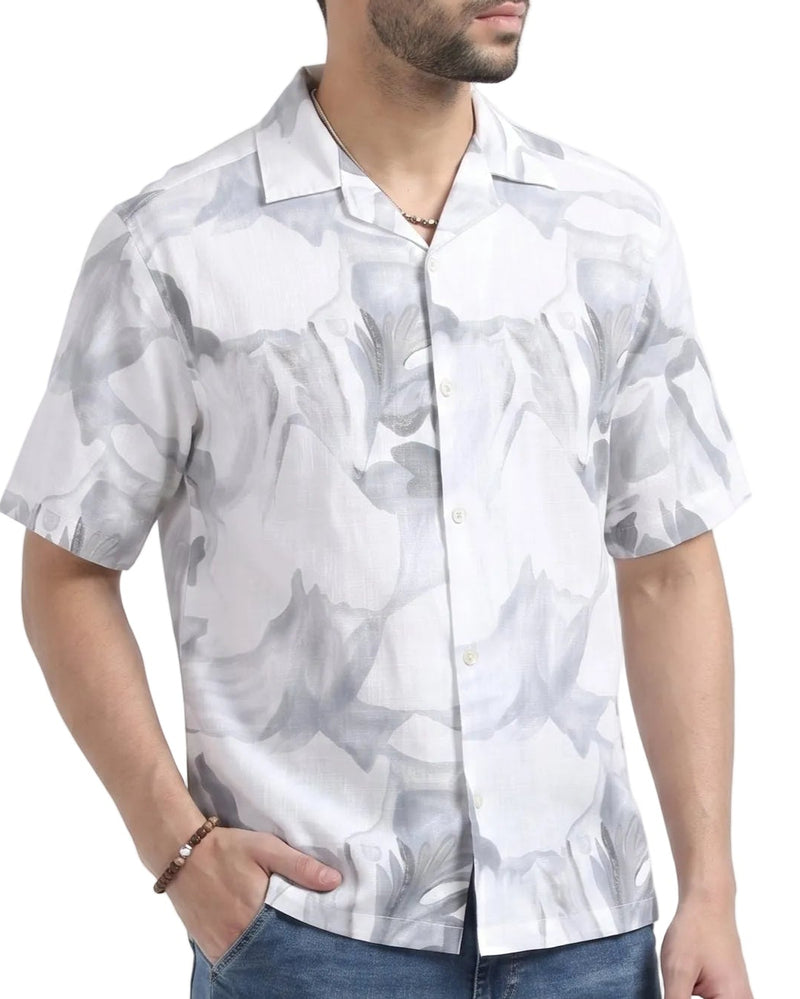 GRAY SOFT STATIC DRIP SHIRT