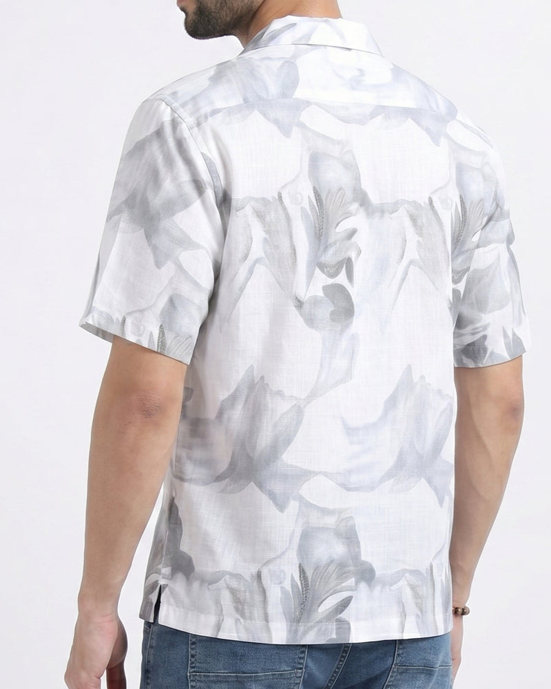 GRAY SOFT STATIC DRIP SHIRT