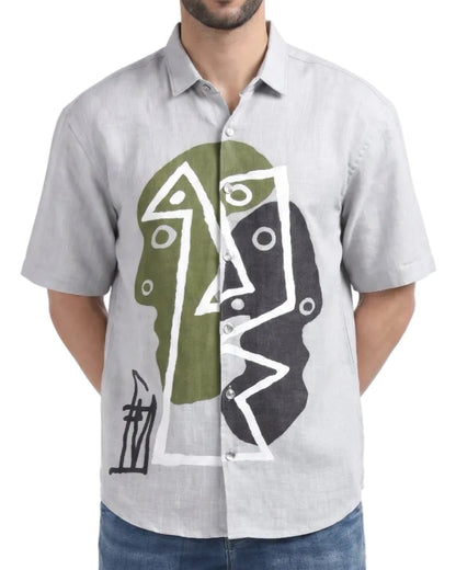 GRAY WOW CORE SHIRT