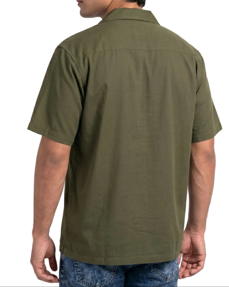 GREEN GARFIELD DRIP SHIRT