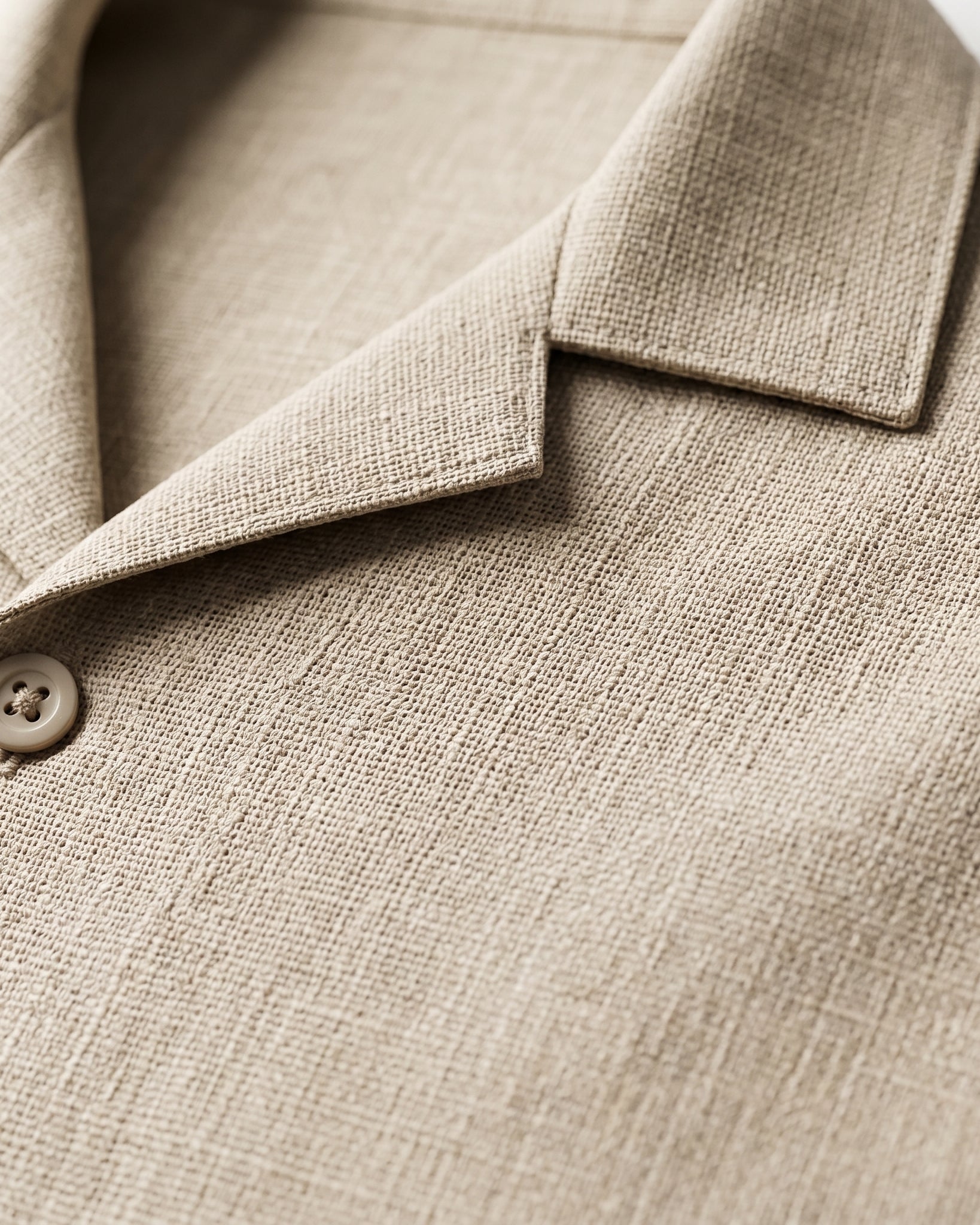 BEIGE OFF BEAT LUXE LINEN SHIRT - Chicaura All About Him