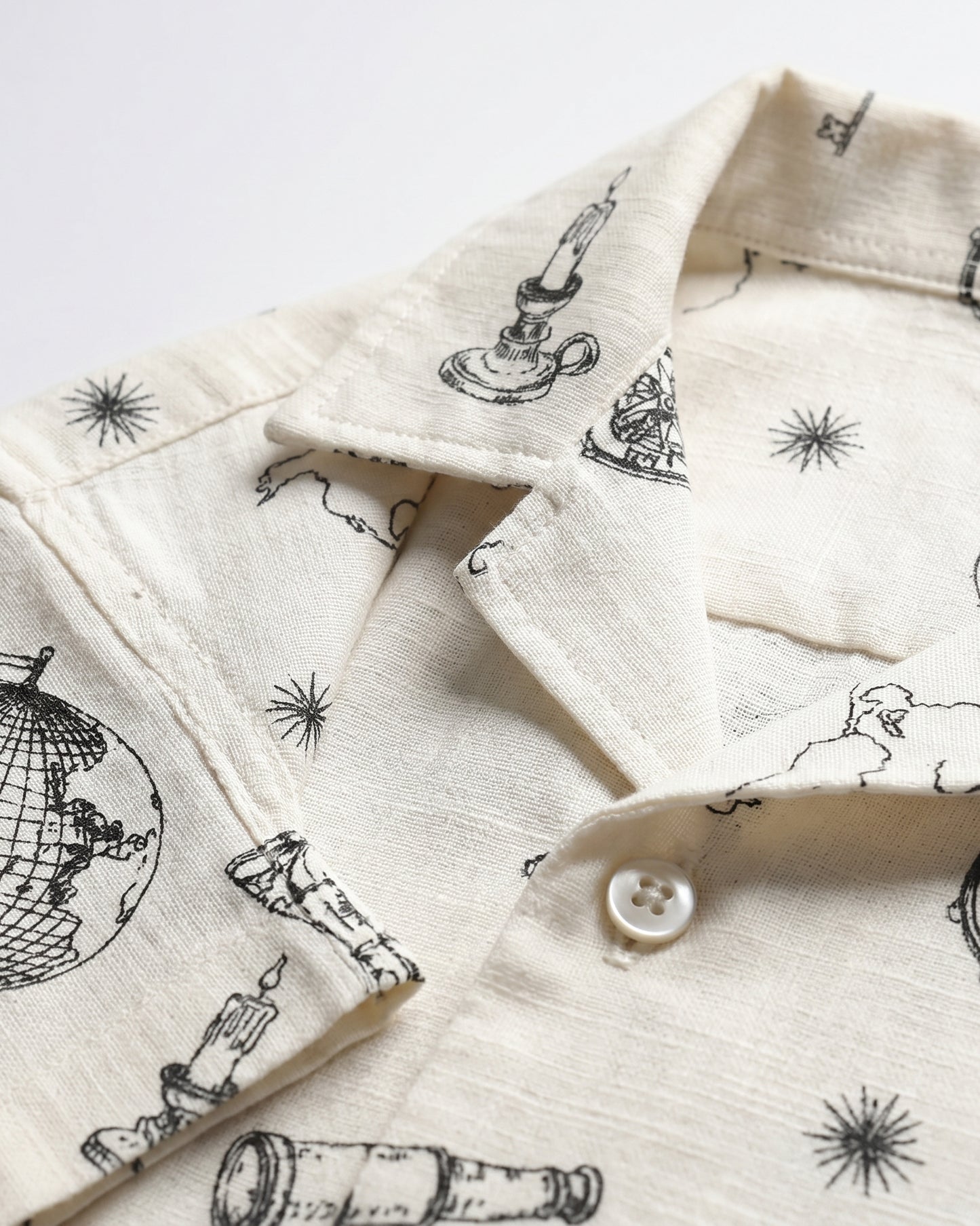 CREAM NO SIGNAL SHIRT