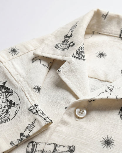 CREAM NO SIGNAL SHIRT