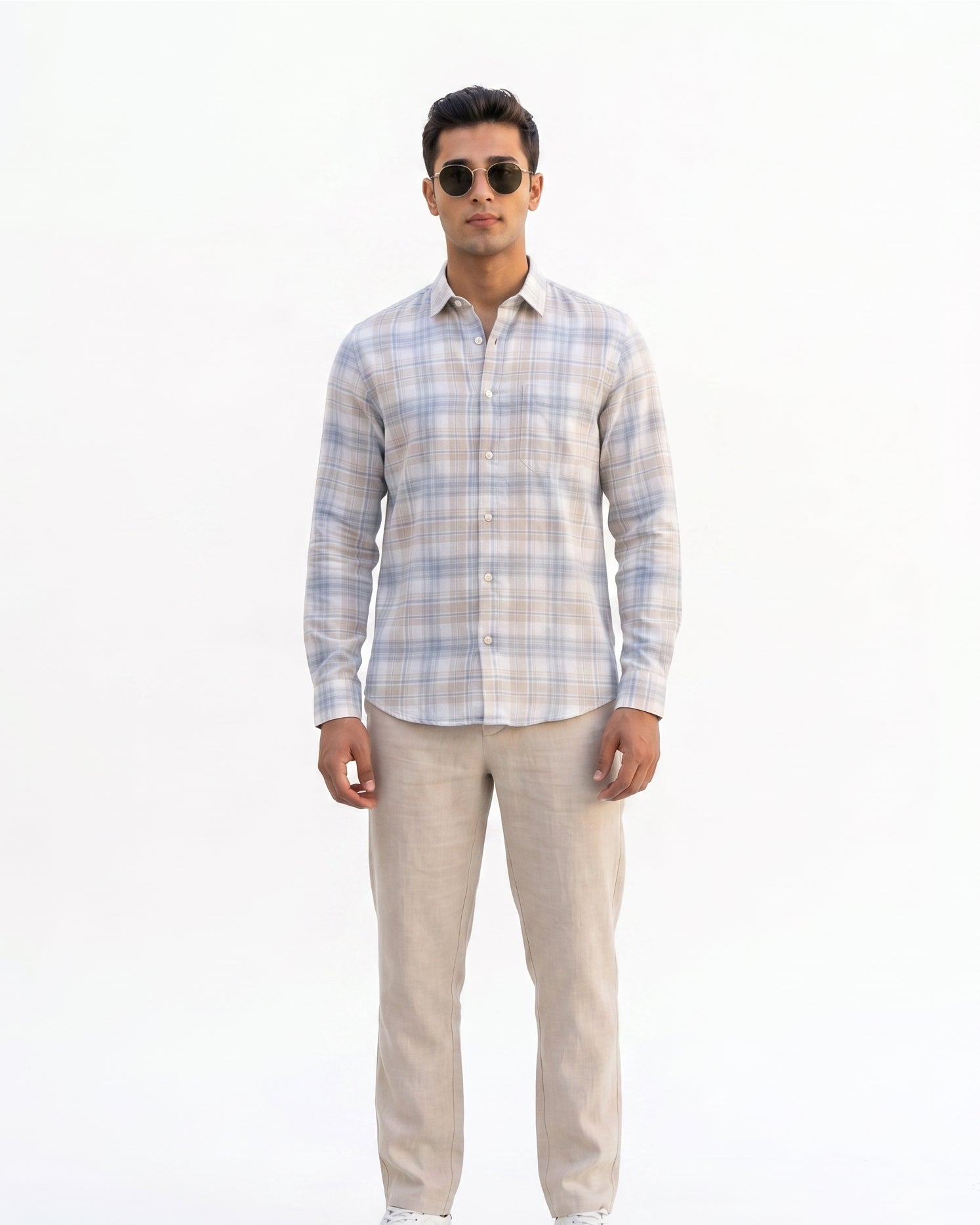 #color_soft sand plaid