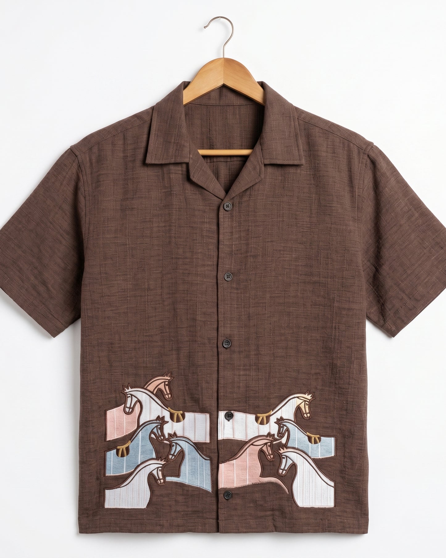 BROWN NEON DUST SHIRT