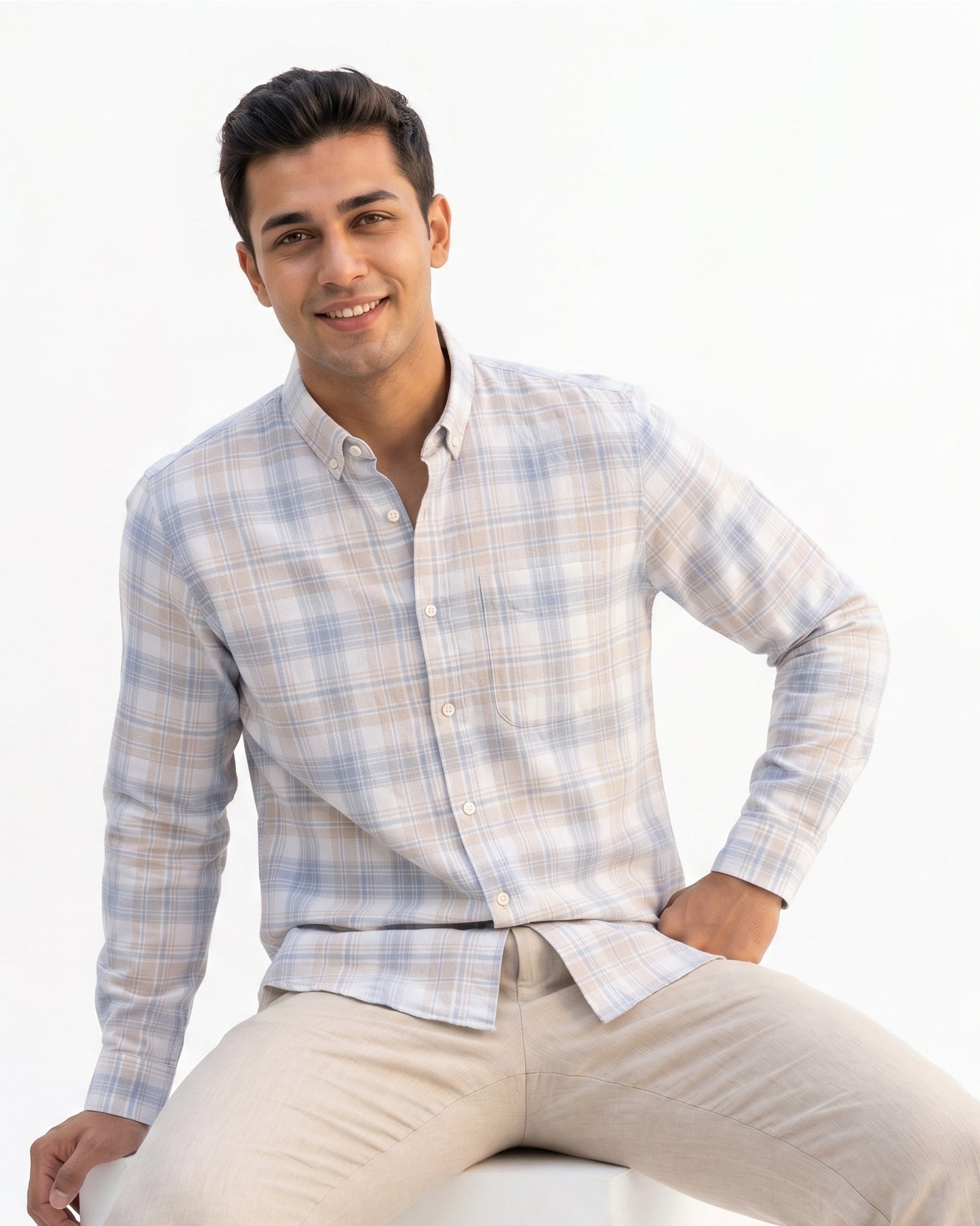 #color_soft sand plaid