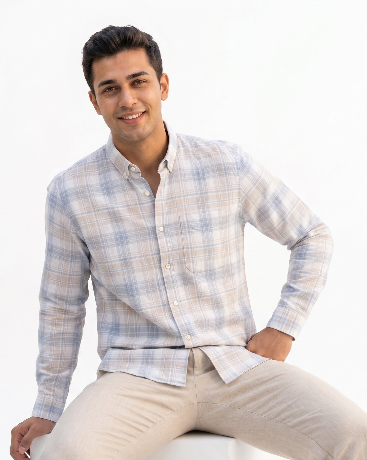 #color_soft sand plaid