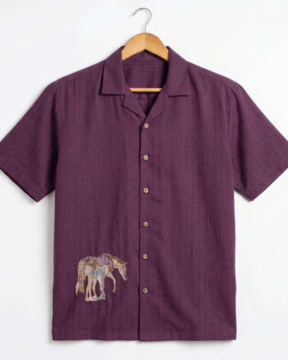 PURPLE MIDNIGHT FUEL SHIRT - Chicaura All About Him
