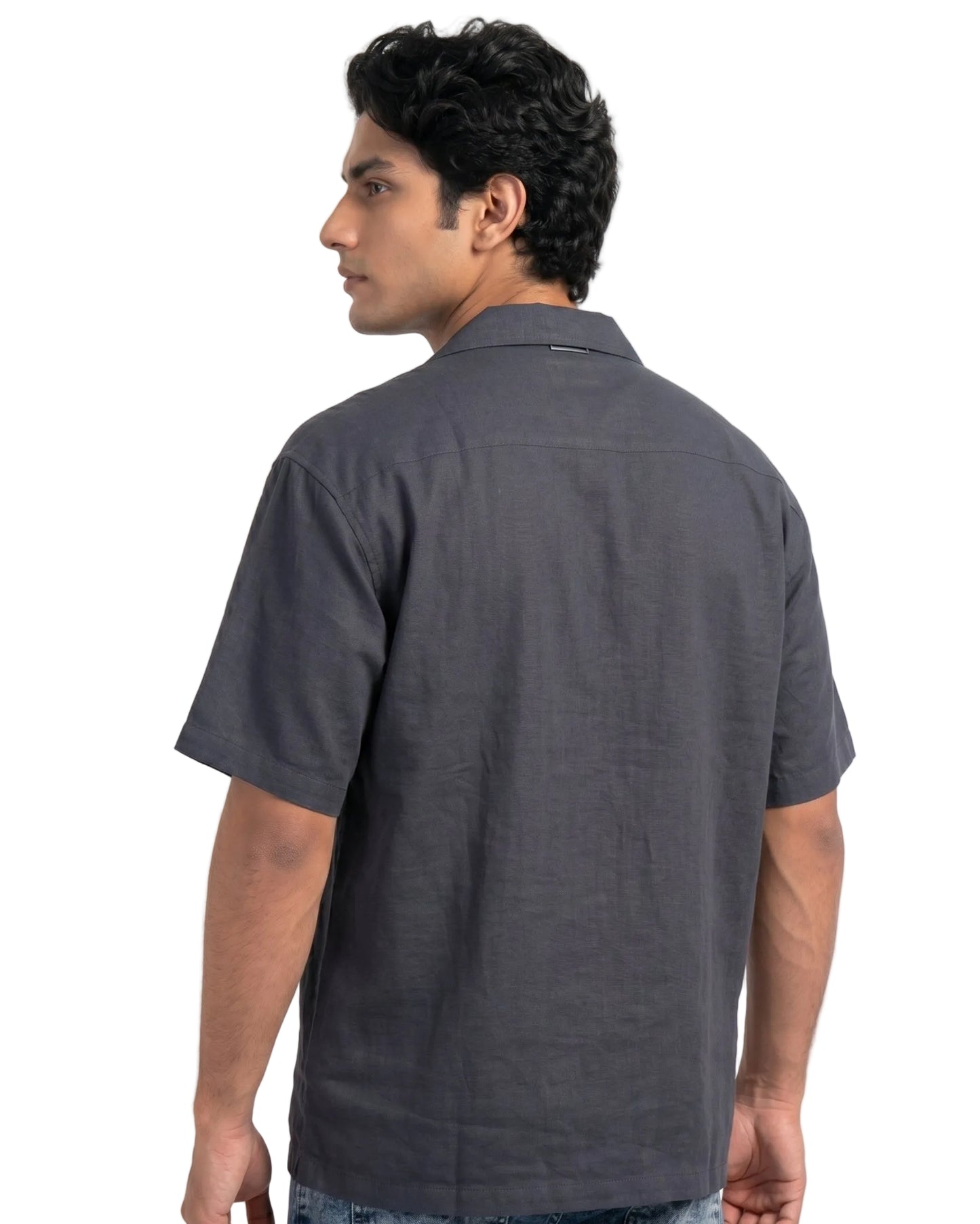 BLUE GARFIELD DRIP SHIRT