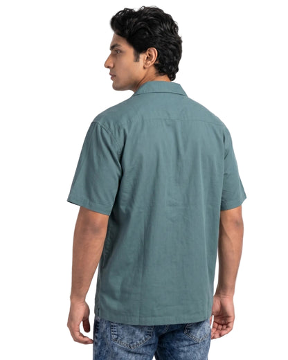 SEA GREEN GARFIELD DRIP SHIRT