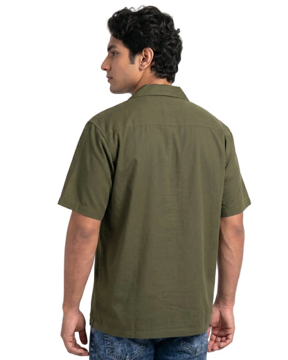 GREEN GARFIELD DRIP SHIRT