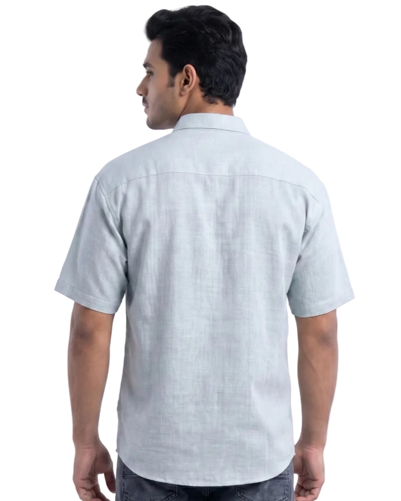SKY BLUE WOW CORE LINEN SHIRT
