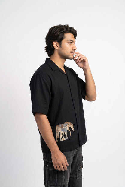 BLACK MIDNIGHT FUEL SHIRT