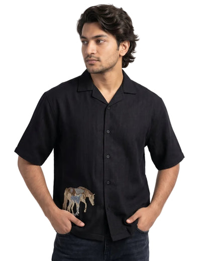BLACK MIDNIGHT FUEL SHIRT
