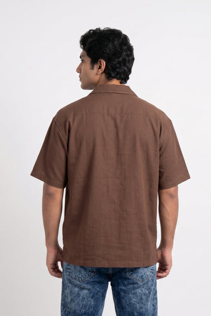 BROWN NEON DUST SHIRT