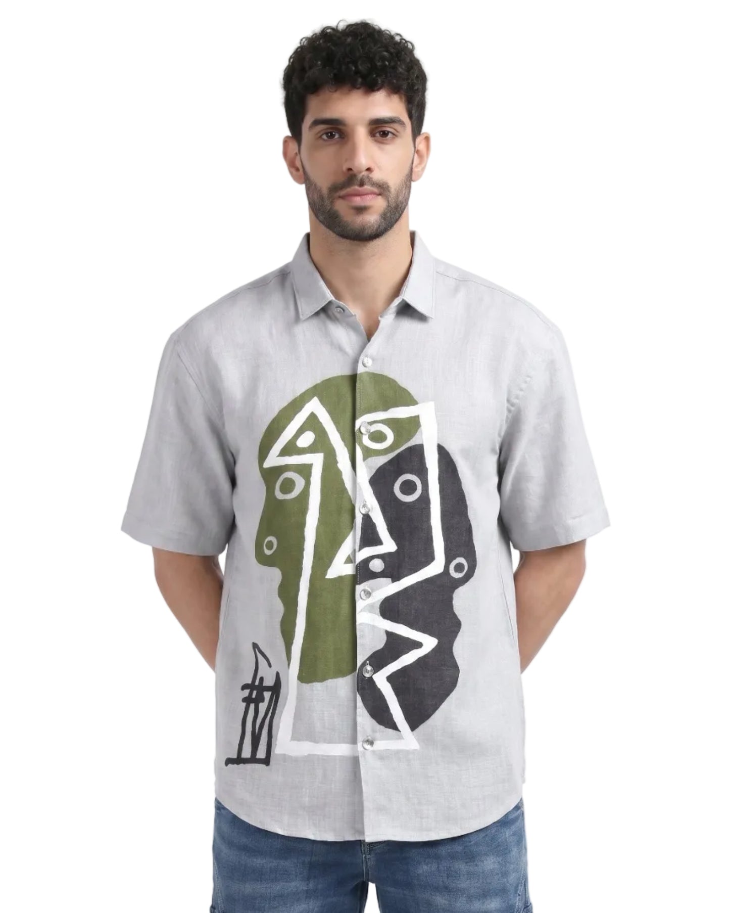 GRAY WOW CORE SHIRT