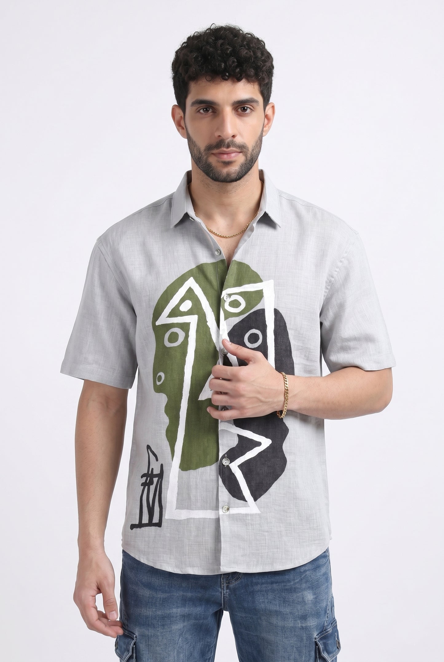 GRAY WOW CORE SHIRT