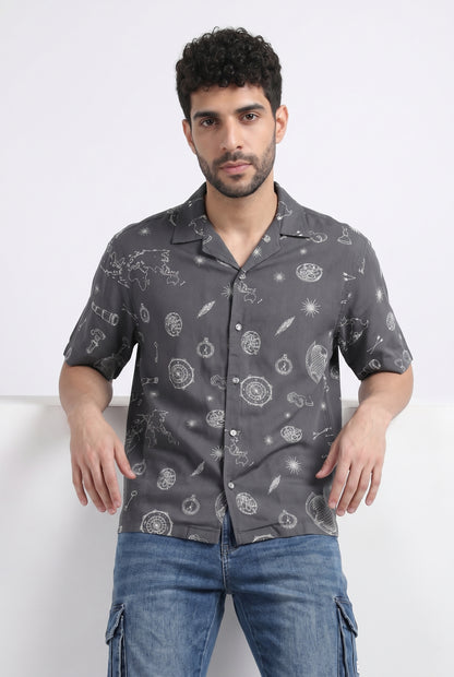 DARK GRAY NO SIGNAL SHIRT