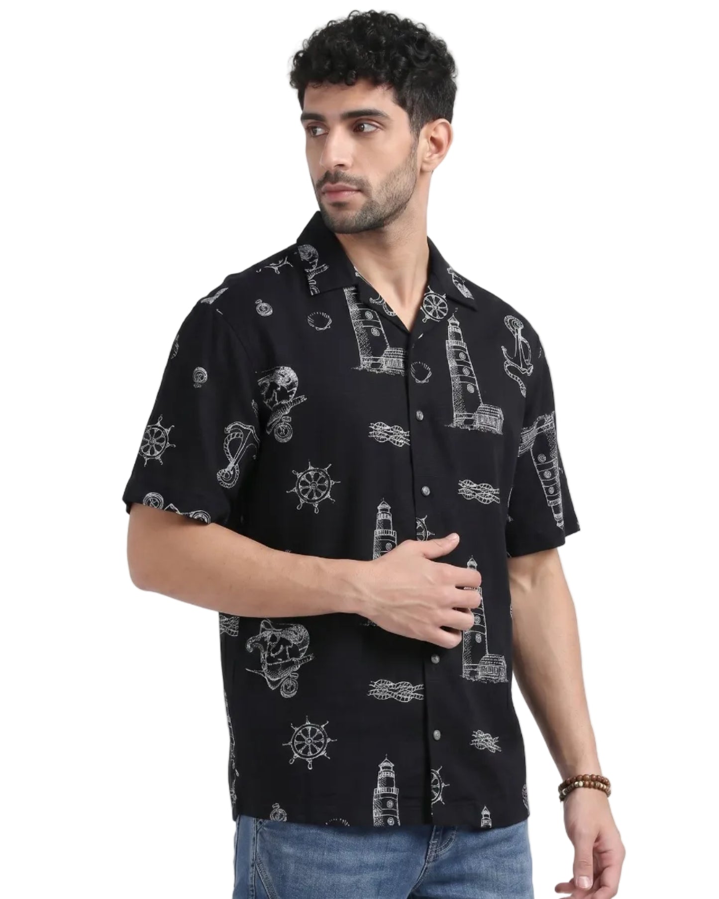 BLACK NO SIGNAL SHIRT