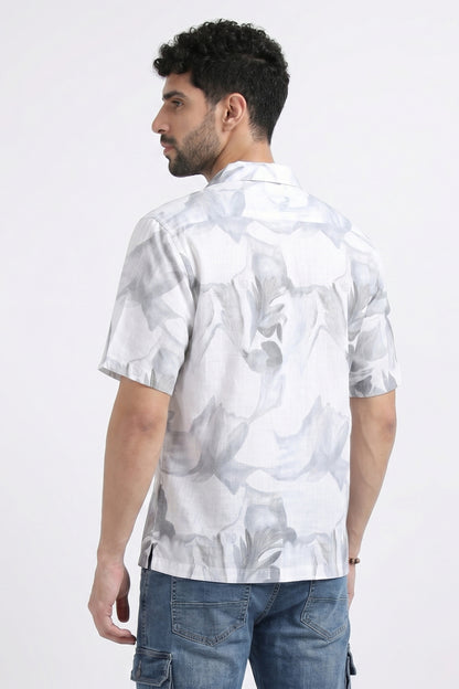 GRAY SOFT STATIC DRIP SHIRT