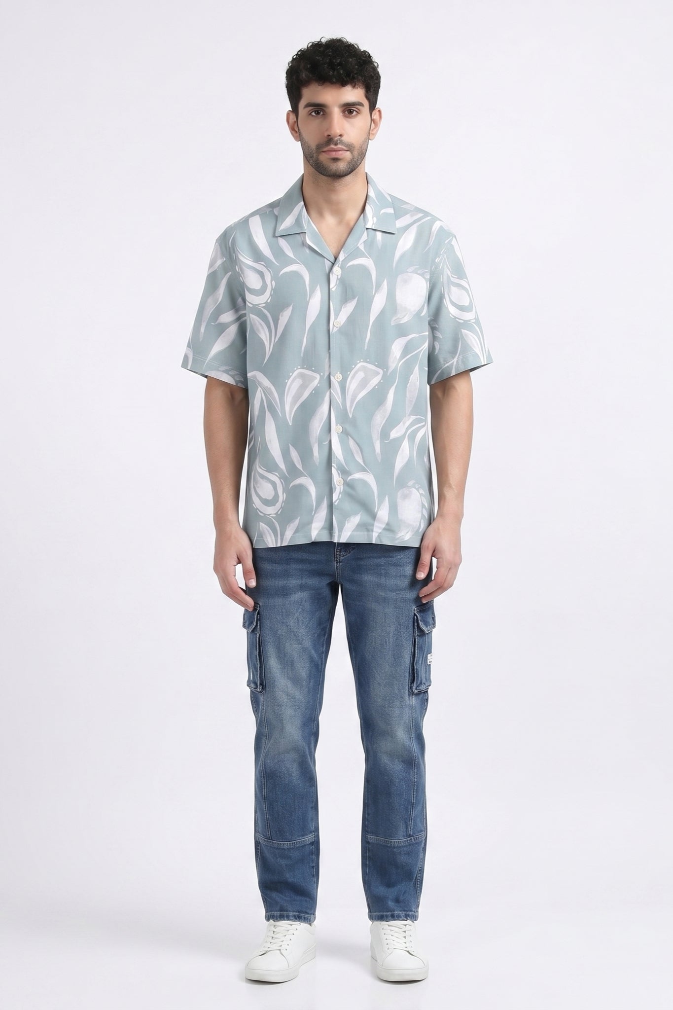BLUE FEATHERS STATIC DRIP SHIRT