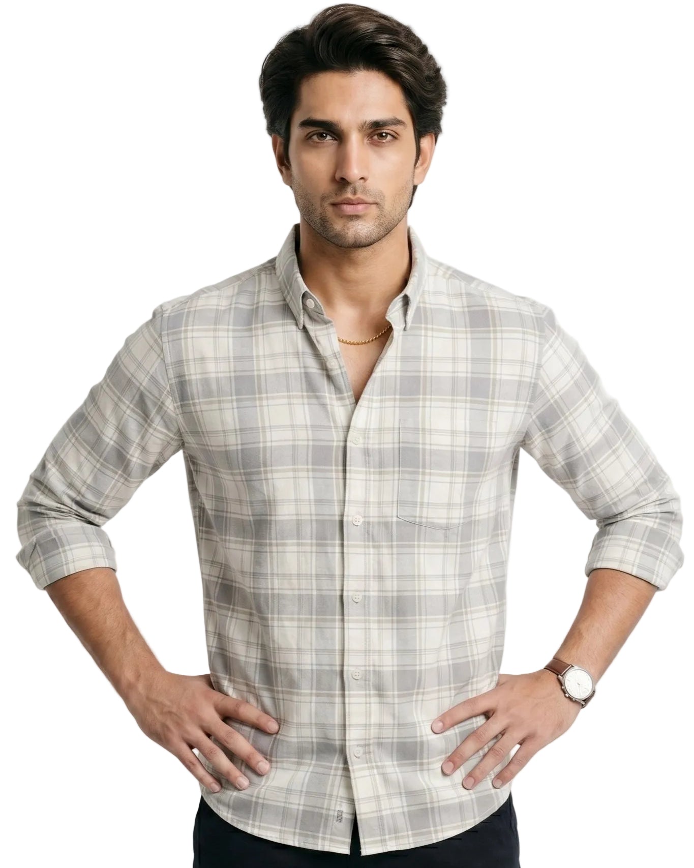 PEBBLE CHECK SHIRT