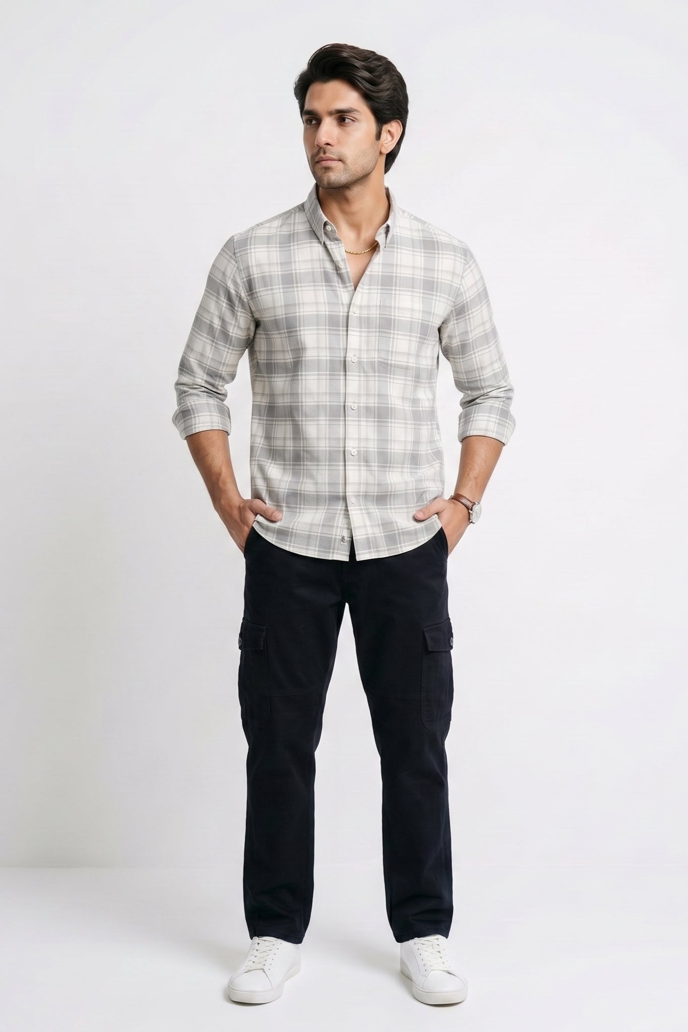 PEBBLE CHECK SHIRT
