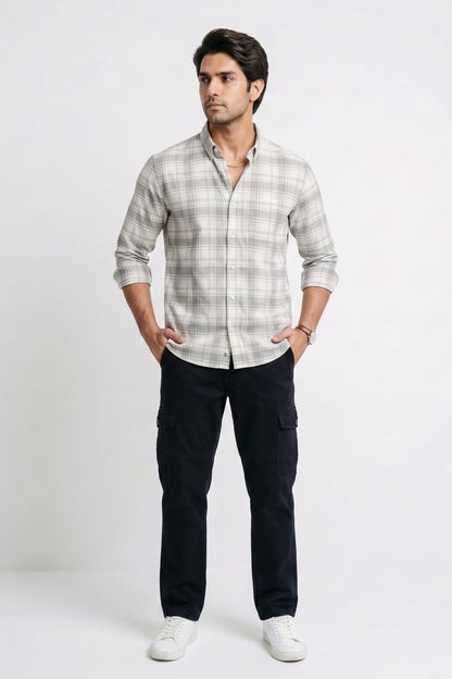 PEBBLE CHECK SHIRT