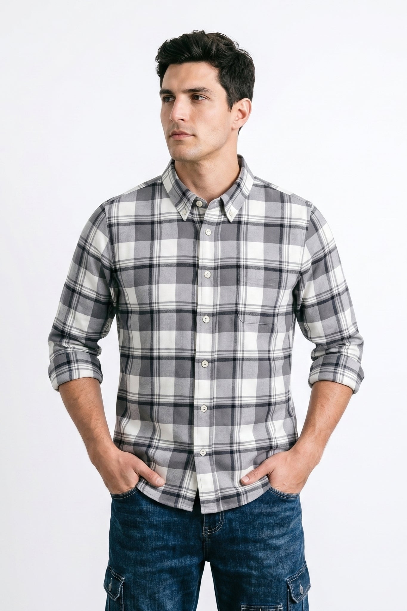 SHADOW CHECK SHIRT