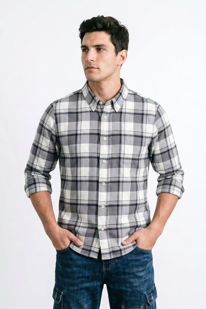 SHADOW CHECK SHIRT