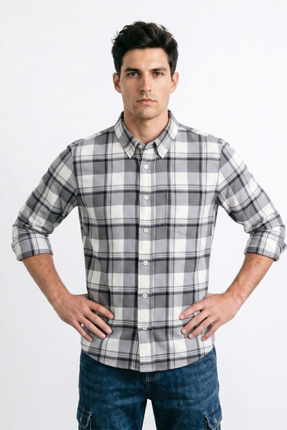 SHADOW CHECK SHIRT
