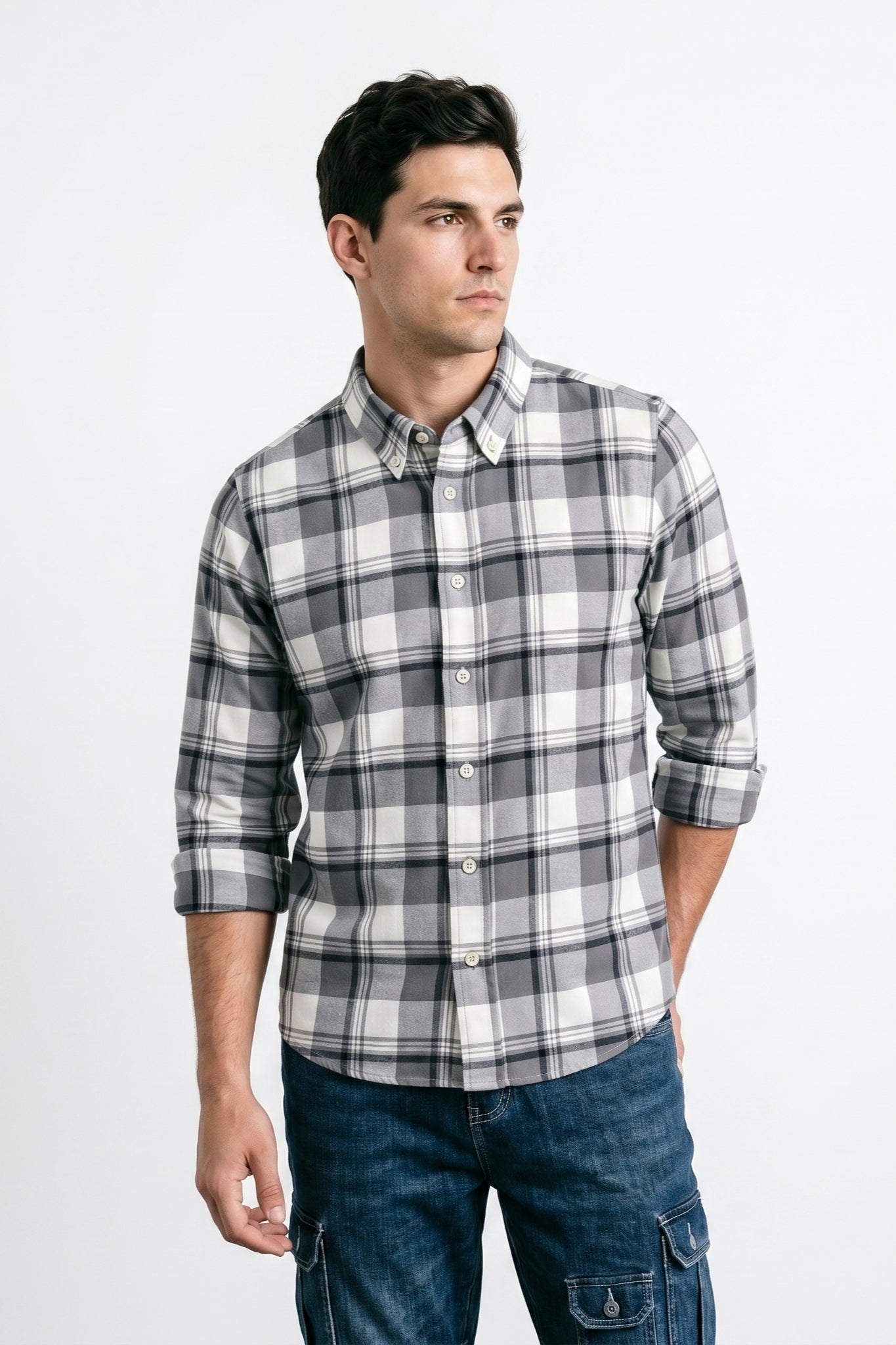 SHADOW CHECK SHIRT