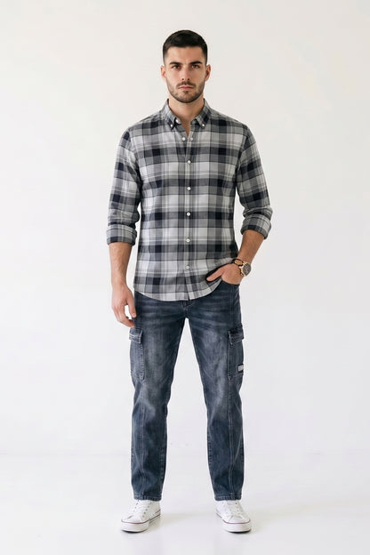STEEL GRID CHECK SHIRT