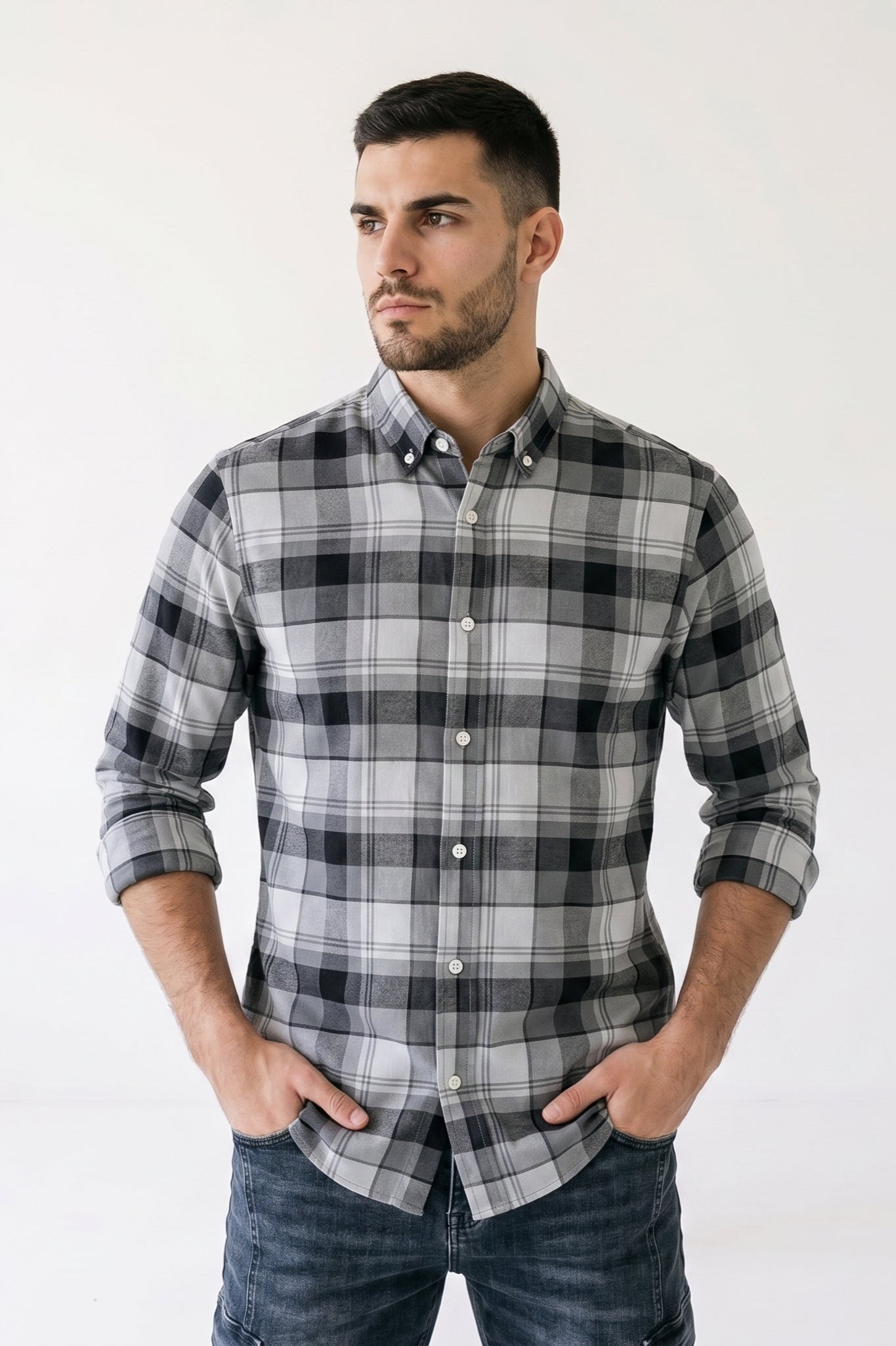 STEEL GRID CHECK SHIRT