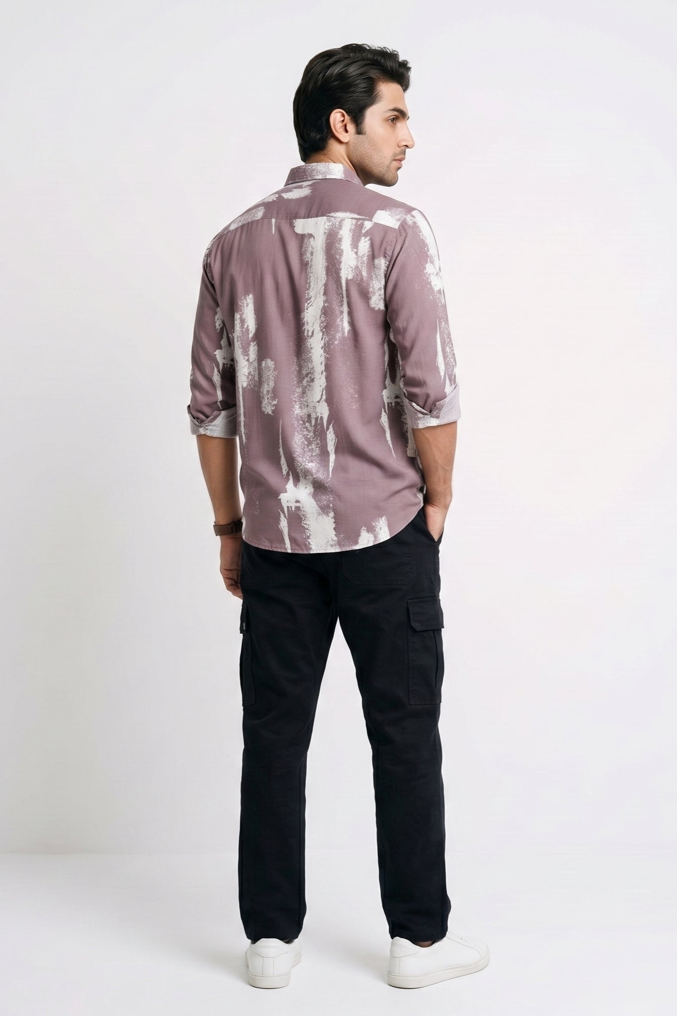 ROSE ABSTRACT SHIRT