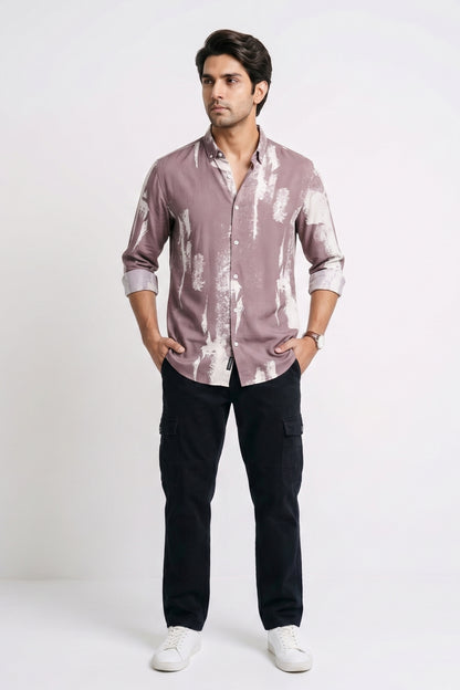 ROSE ABSTRACT SHIRT