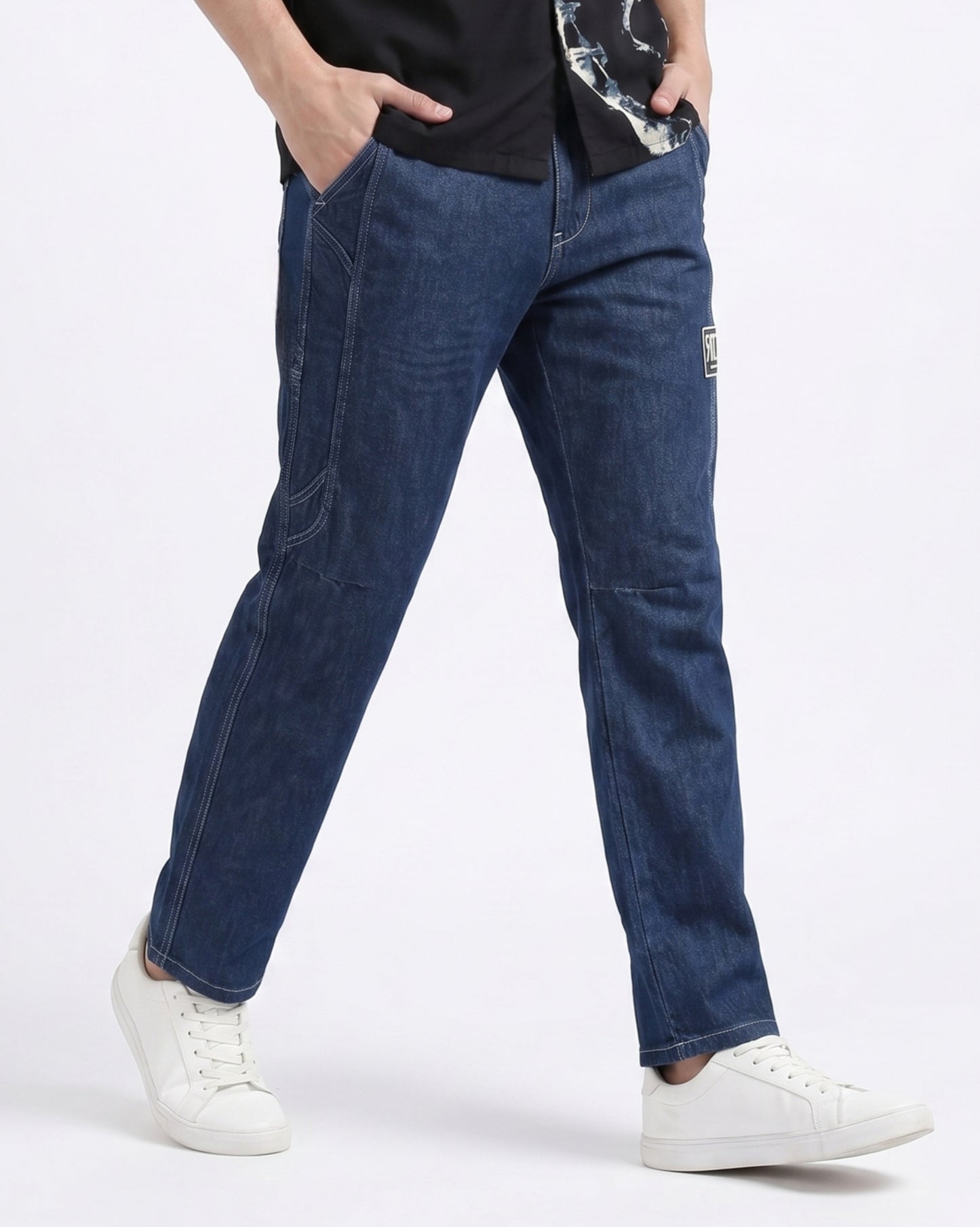 ICONIC SLATE STRAIGHT DENIM