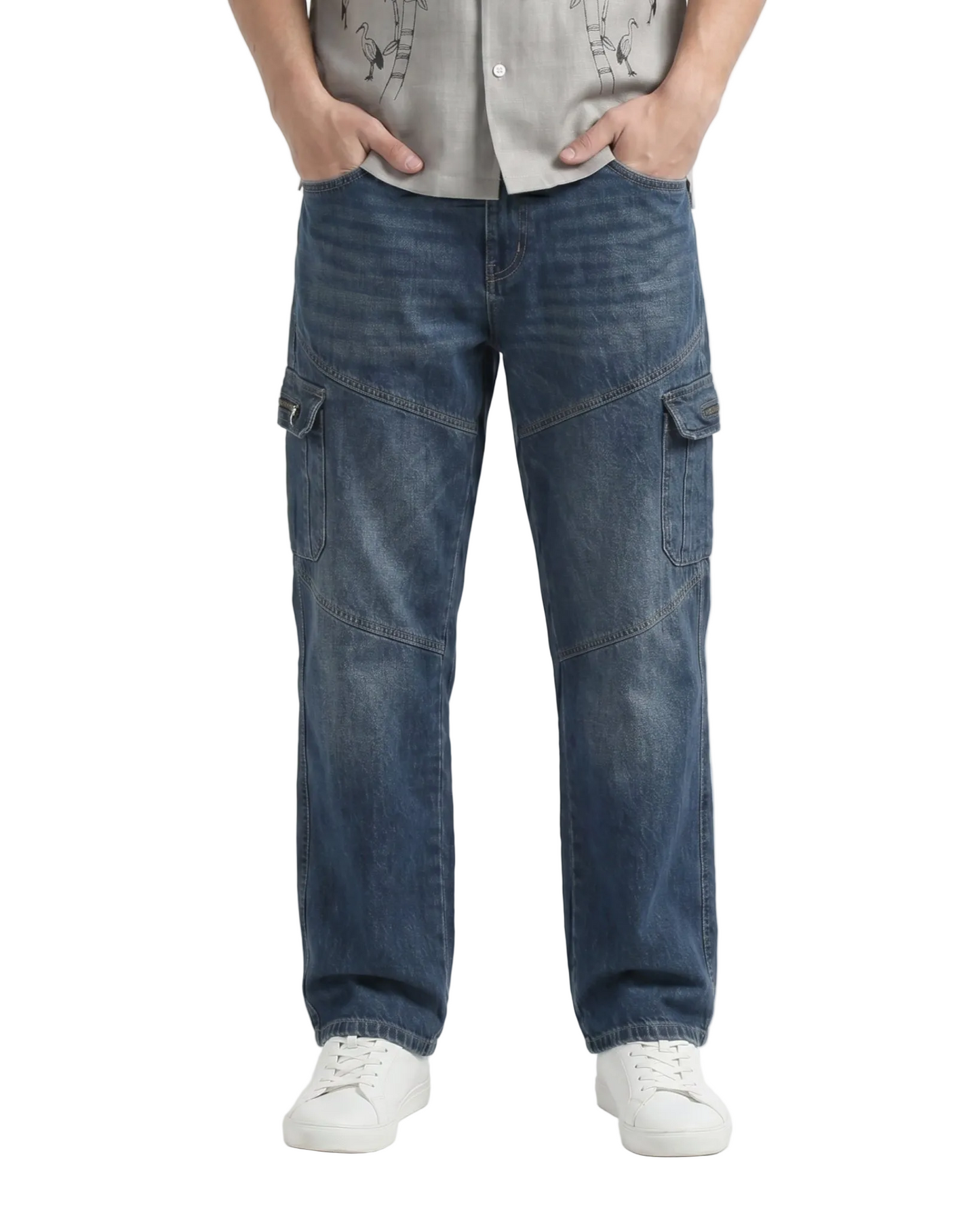 HARDCORE DRILL CARGO DENIM