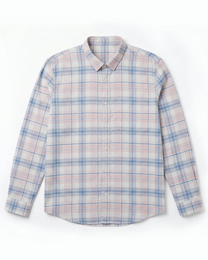 #color_soft peach plaid
